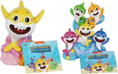 Penn-Plax Baby Shark 2-Piece Aquarium Decoration Bundle – Safe for Freshwater and Saltwater Fish Tanks – Small...