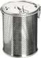 Commercial Grade D 3.9" X H 5.3" Genuine Stainless Steel 18/8 Perforated Strainer - One Touch Lock System - Restaurant & Home Use...