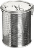 Commercial Grade D 3.9" X H 5.3" Genuine Stainless Steel 18/8 Perforated Strainer - One Touch Lock System - Restaurant & Home Use...