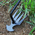 Weed Puller Tool Uprooting Weeding Tool with Long Handle Portable 4 Teeth Steel Hand Weeder Weed Remover Garden Standing for Backyard Farm Manual ...