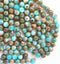 200PCS Acrylic Crystal Beads for Jewelry Making Round Loose Beads Charms Marble Patterns for Bracelets Earring Necklace Rings Adults Beading DIY A...