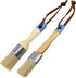 7Penn Chalk and Wax Paint Brush - 2pc Flat and Round Paint Brushes 1in Craft Paint Brushes for Furniture or Home Decor...