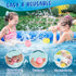 12 Pack Reusable Water Balloons Fast Refillable for Kids Outdoor Activities, latex-free Kids Pool Beach Bath Toys, Self-Sealing Water Bomb Quick F...