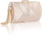Larcenciel Women's Evening Handbags, Elegant Tassel Satin Clutch Purses, Ladies Chain bags for Wedding Cocktail Prom Party...