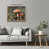 Posterizer 1 pcs-cute mushrooms in the wild-oil painting style 1-Floral & Botanical Art-Landscape & Nature Art-Decor for Home & Office- unframed w...