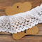 Elastic Lace - Ruffle Trim for Cloth Sewing DIY Craft Supply - Crocheted Stretch Lace DIY Craft Ribbon (2 Inch 3 Yards White Elastic Ruffle Trim)...