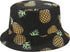 Banana Print Bucket Hat Fruit Pattern Fisherman Hats Summer Reversible Packable Cap...