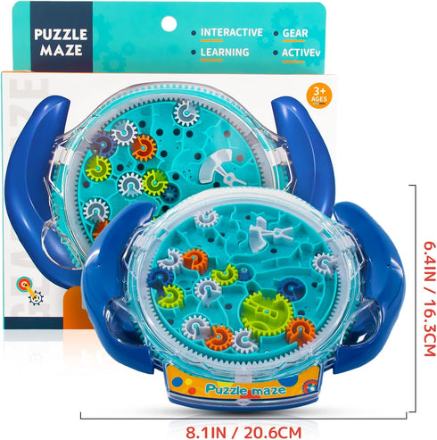 Mind Puzzles for Kids 3-8, 3D Maze Puzzle for Kids, Brain Teasers Gravity Ball Game Maze Ball Puzzle Toy Gifts for Kids Teens Adults, Hard Challen...