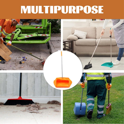 Cabilock Home Tools Outdoor Dustpan Windproof Upright Dustpan Garbage Holder Kitchen Cleaning Shovels Dustpans Picker Upper Grabber Trash Grabber ...
