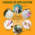 Fabric Tape - Sticky Double-Sided Tape Strong Adhesive Cloth Tape Press-on Tape, No Sewing or Ironing, Gluing, Alterations and Hemming Tape - 1/4i...