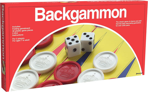 Pressman Backgammon The Classic Game of Chance and Skill That Has Been Fascinating Gamesters for Over 3,000 Years ,5"...