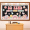 Boho Classroom Bulletin Board Decoration Groovy Be Kind and Do Your Thing Classroom Decoration Retro Boho Rainbow Cutouts for Kindergarten School ...