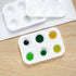 10 Pcs Plastic Paint Tray Palettes, Paint Tray Palettes for Painting Tray, Rectangular White Paint Palette Tray,Watercolor Oil Paints Acrylic Pale...