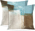 Britimes Throw Pillow Covers Modern Home Art Decor, 18 x 18 Inches Set of 2 Pillow Cases Decorative, Abstract Oil Painting Pillowcases for Bedroom...