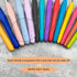 Mdoker Size H/8(5mm) Crochet Hook,Extra Long Crochet Hooks for Arthritic Hands,Ergonomic Grip Soft Handles for Beginners and Experiecced Crochet L...