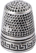 Mtsooning Antique Sewing Thimble, Metal Fingertip Protector, Finger Shield Ring for Quilting Craft Accessories DIY Sewing Tools...
