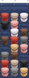 Hat Rack for Baseball Caps 27 Pockets - Hat Organizer Hanging Over The Door Baseball Hat Storage for Closet Wall - Visible Hat Holder With 3 Hooks...