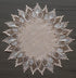 Lace Doily Neutral Earth Tones Table Topper Scarf Place Mat Round Doily (16 inch Round)...