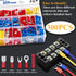 Tnisesm 301Pcs Insulated Wire Electrical Connectors Assortment Kit with Ring, Spade, Butt, Quick Disconnect, Crimp Automotive Cable Terminals...