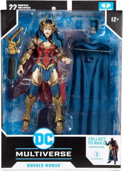 McFarlane Toys - DC Multiverse Dark Nights: Death Metal Wonder Woman 7" Action Figure with Build-A ‘Darkfather’ Parts and Accessories...