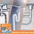 Drain Clog Remover 12 Pack Drain Cleaner Powerful Clogged Drain Sink Drain Clog Remover Hair Clog...