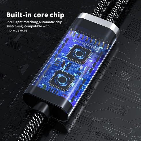 USB C to USB C Female Adapter USB Y Splitter Cable USB C Splitter (NOT for Monitor and Charging) USB C Male to 2USB-C Female Cord Converter,Dual D...