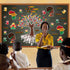 163Pcs Black History Month Tree Bulletin Board Classroom Decoration African American Inspirational Borders Cutout Black History Month Party Suppli...