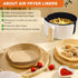 Air Fryer Paper Liners Disposable: 125PCS Non-Stick Parchment Paper, Food Grade Baking Paper for Baking Roasting Microwave (8IN-Round)...