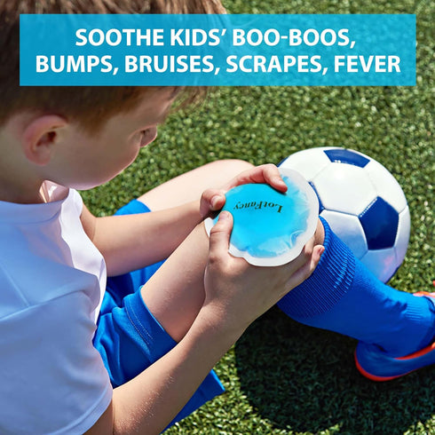 LotFancy Ice Pack for Injuries Reusable, 8 Small Gel Heating Cooling Pads with Cloth Backing, Hot Cold Therapy for Eyes After Surgery, Face, Breas...