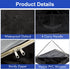 Surblue Under Bed Shoe Storage Organizer Underbed Shoes Closet Storage Solution 2 Metal zippers and 3 Handles with Clear Cover for Men's and Women...