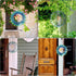 Butterfly Wind Spinners for Yard and Garden, 7.09x7.09in 3D Hanging Wind Spinner Stainless Steel Butterfly Gifts for Wife Mother Women Hanging Win...