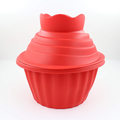 Giant Cupcake Molds,Dishwasher Safe Big Top Silicone Cupcake Molds,Non-Stick Jumbo Caupcake Bake sets for Easy Cake Decorating and DIY Bake tools(...