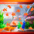 60 Pcs Fake Goldfish Plastic Fish Artificial Aquarium Fishes Floating Moving Realistic Orange Goldfish Fake Fish Ornament Decorations for Tank Pon...