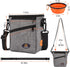 Ownpets Dog Training Pouch, Pet Treat Training Pouch with Collapsible Bowl, Shoulder Strap & Waist Strap, 4 Ways to Wear, Practical Training Bag f...