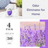 Air Freshener for Home, 4 Pack, Lavender Essential oils, Odor Eliminator for Small Area Closets Bathroom Pets Strong Odor, Up to 120 Days...