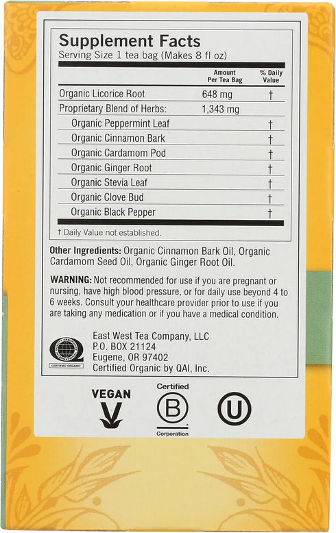 Yogi Tea, Egyptian Licorice Mint, 16 Count...