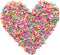 EHOPE Colorful Fake Sprinkles Clay Sprinkles Fake Candy Sugar Sprinkles for Polymer Slices Nail Art Chocolate Cake Phone Case(50g Round-9)...