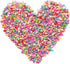 EHOPE Colorful Fake Sprinkles Clay Sprinkles Fake Candy Sugar Sprinkles for Polymer Slices Nail Art Chocolate Cake Phone Case(50g Round-9)...