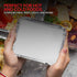 Stock Your Home 1 Lb Aluminum Disposable Cookware With Lids (25 Pack) - Foil Pans Cardboard Lids - Disposable & Recyclable Takeout Trays With Lids...