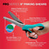 SINGER ProSeries 9" Pinking Shears - Heavy-Duty Stainless Steel - Zigzag Cut for No-Fray Fabric, Sewing & Craft Edging...