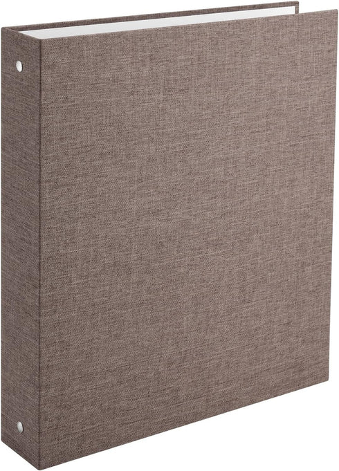 3 Ring Binder, A4 Fabric Cover Round Ring Durable Binder for 3-Hole Letter Size Paper, Decorative Binder Organizer Holds 200 Sheets Letter Size 8....