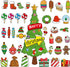 SICOHOME Christmas Bulletin Board Decorations Set 48 Pcs Winter Classroom Decoration Merry Christmas Tree Paper Cutout Christmas Home Wall School ...