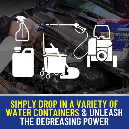 WD-40 Specialist Degreaser and Cleaner EZ-PODS, Customizable Industrial-Strength Concentrate, Multi-Surface Cleaning Solution, 1-Pack of 20 PODS...