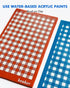 KEOKER Buffalo Plaid Silk Screen for Polymer Clay, Checker Silk Screen Stencils for Polymer Clay, Printing on Clay & Other Jewelry Clay Earrings D...
