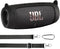 for JBL Charge 5 Waterproof Bluetooth Speaker Silicone Cover Case, Portable Silicone Travel Case with Carabiner, Protective Skin Case (Black Case)...