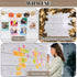 White Wood Bulletin Board Roll Reusable Waterproof Erasable Bulletin Board Fade Resistant Wrinkle Resistant Poster Non-woven Fabric Bulletin Board...