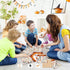 V-Opitos Large Size Halloween Bingo Game Card for Kids/Adults, 6''×8.5” - 28 Players - Halloween Games for Family/School Classroom/Large Group, Ha...