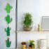 24 Pcs Cactus Cutouts Wooden Ornaments Summer Themed Party Banner DIY Cactus Green Decoration Hanging Embellishments Fiesta Party Decoration for M...