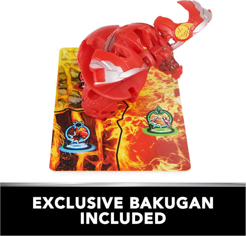 Bakugan Training Set with Titanium Dragonoid, Dragon Clan Themed, Customizable Action Figure, Trading Cards, and Playset, Kids Toys for Boys and G...