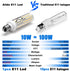 E11 Led Bulbs 120V 100W Halogen Candelabra Bulbs Equiva Dimmable,T3 T4 Mini Base JDE11 Bulb,6000K Daylight Cool White 10W 1000LM E11 for Chandelie...
